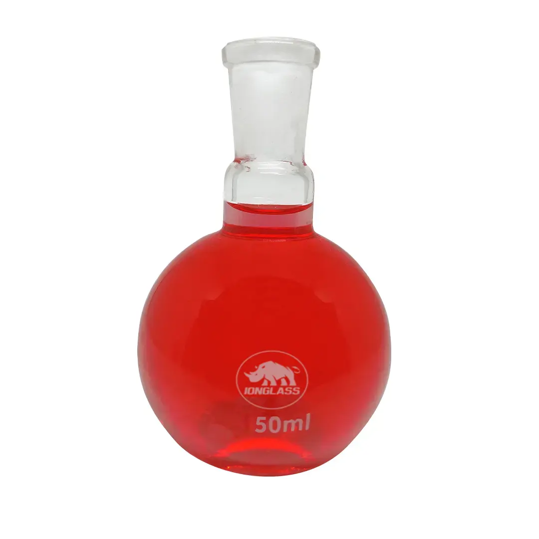 BALÃO FUNDO CHATO JUNTA ESMERILHADA 50ML 01 BALAO FUNDO CHATO JUNTA ESMERILHADA 50ML 01